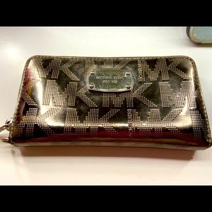 Michael Kors silver wallet